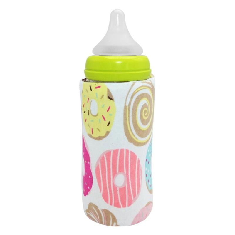 USB Charging Baby Bottle Heated Cover Newborn Baby Bottle Feeding Insulated Bag Portable Infant Milk Feeding Warmer Nursing Care